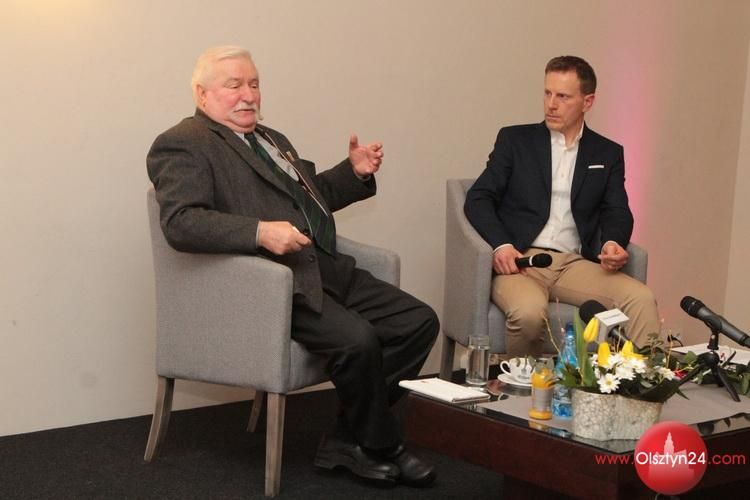 Lech Wałęsa odwiedził Olsztyn