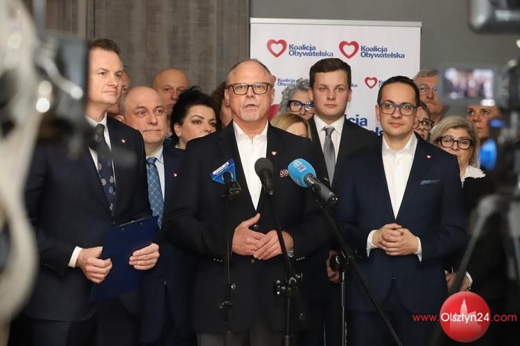 Koalicja Obywatelska przedstawiła kandydatów na radnych sejmiku województwa warmińsko-mazurskiego