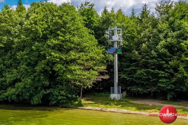 System powiadamiania o możliwości wystąpienia zagrożenia pogodowego nad olsztyńskimi jeziorami