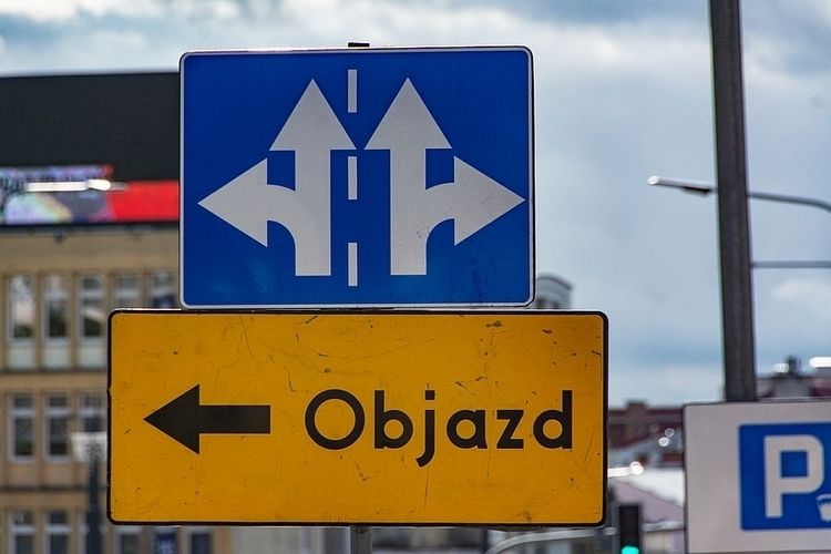 Będą objazdy w związku z budową infrastruktury tramwajowej