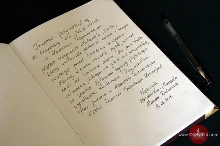 Wojewoda wobec tragedii