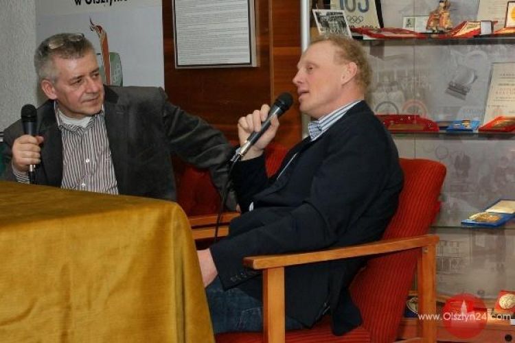 Karol Jabłoński w Muzeum Sportu