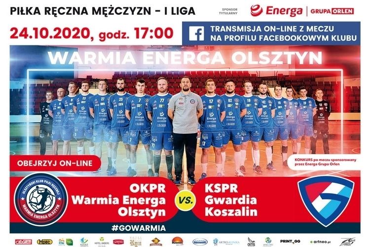 W 6. kolejce spotkań I ligi do Olsztyna zawita zespół Gwardii Koszalin