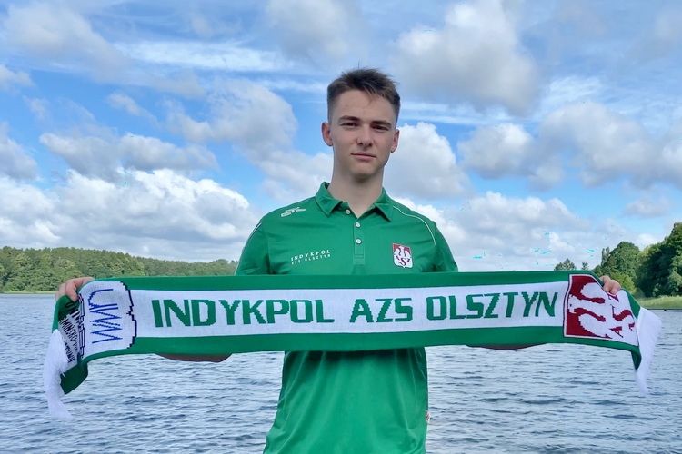 Jakub Czerwiński przyjmującym Indykpolu AZS Olsztyn
