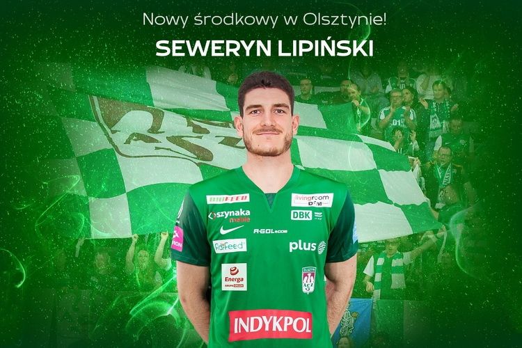 Seweryn Lipiński nowym środkowym Zielonej Armii