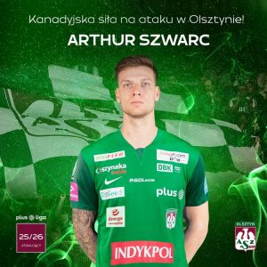Arthur Szwarc nowym atakującym Indykpolu AZS Olsztyn