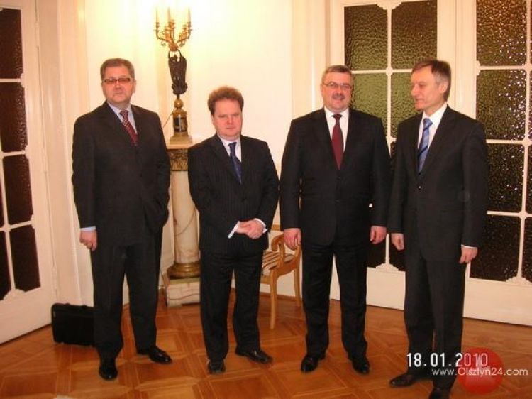 Wojewoda rozmawia w Berlinie