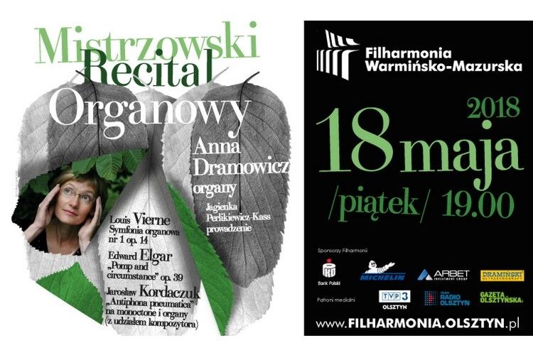 Anna Dramowicz zagra po mistrzowsku na organach w olsztyńskiej filharmonii