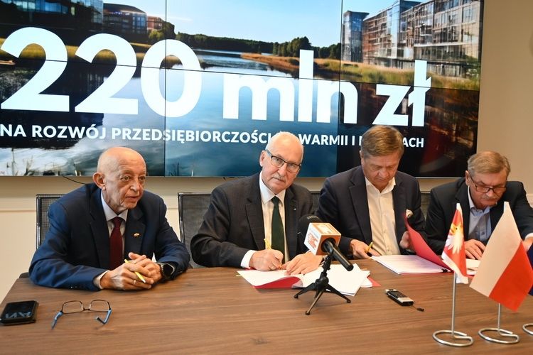 Ponad dwieście mln zł na rozwój przedsiębiorczości na Warmii, Mazurach i Powiślu