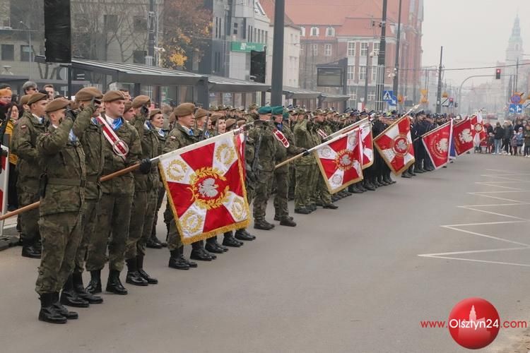 Wojewódzkie obchody 105. rocznicy odzyskania przez Polskę niepodległości odbyły się w Olsztynie