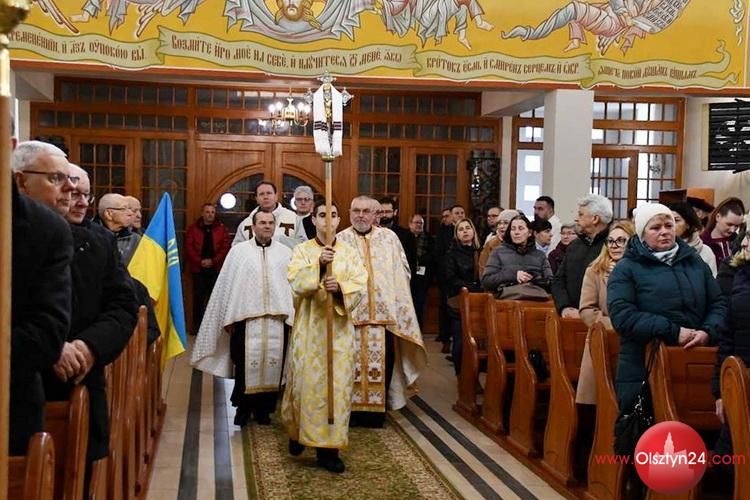 Modlitwa ekumeniczna w Olsztynie w 2. rocznicę zbrodniczej napaści Rosji na Ukrainę